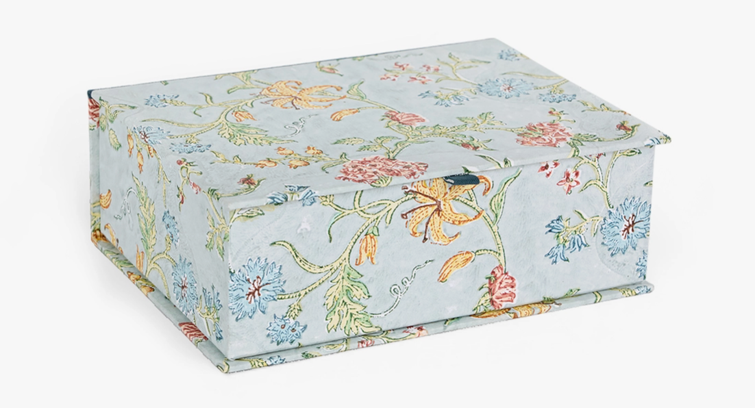 Block-Printed Keepsake Box - Sky Rhea & Vana