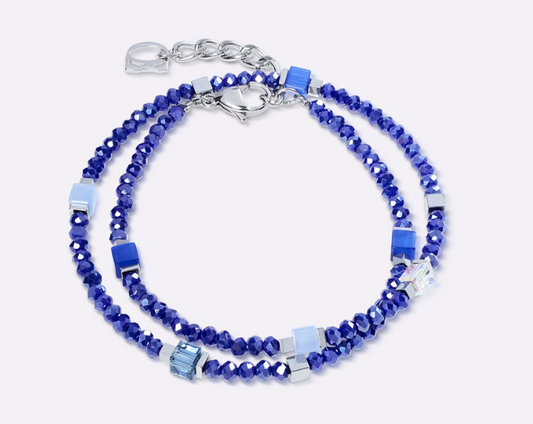 Joyful Colours Flex Bracelet Silver Blue