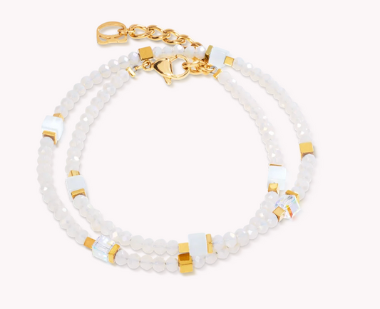 Joyful Colours Flex Bracelet Gold White