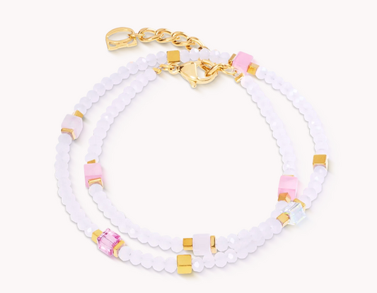 Joyful Colours Flex Bracelet Gold Pink