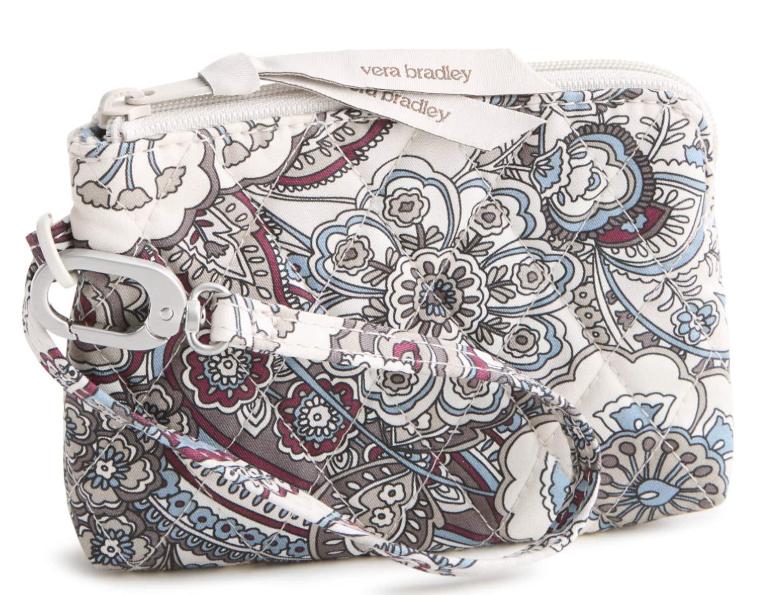 Clip & Zip Wristlet- Neutral Rhapsody
