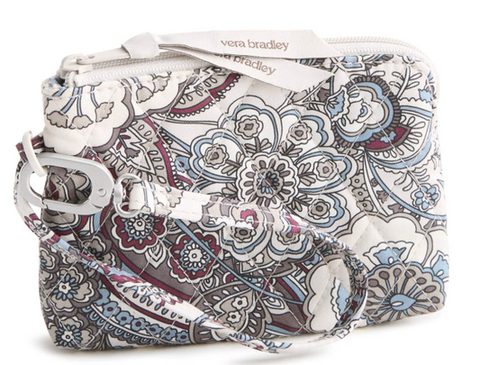 Clip & Zip Wristlet- Neutral Rhapsody