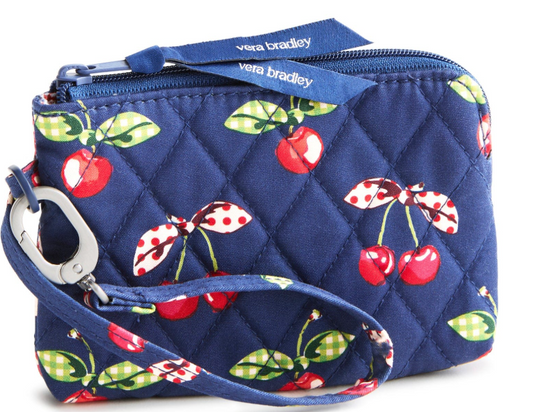 Clip & Zip Wristlet- Cherry Picking