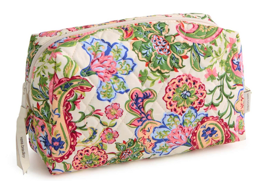 Medium Cosmetic Bag- Vibrant Paisley