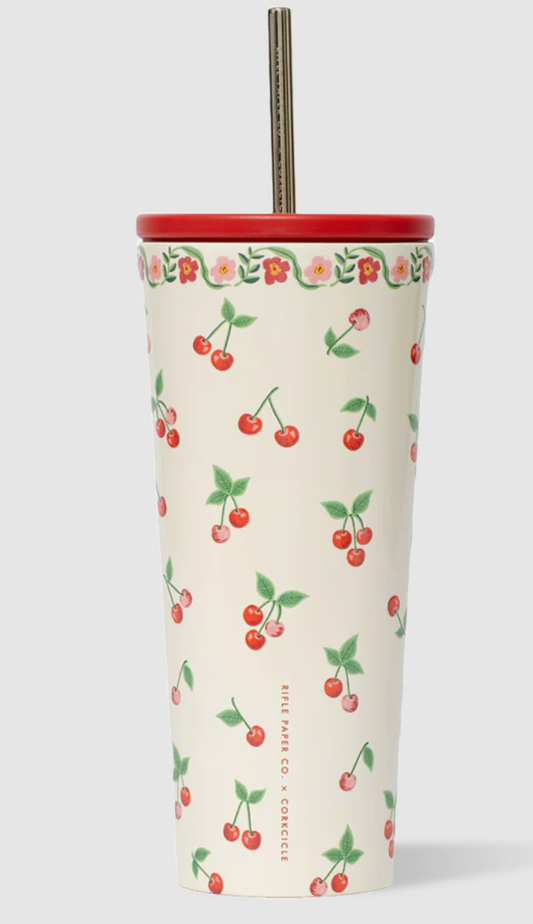 Corkcicle-Rifle Paper Co. Cold Cup-Cherries