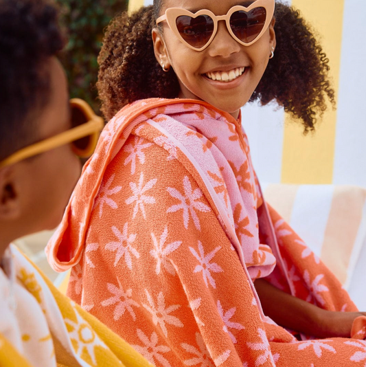 Kids' Beach Towel-Petal Pop