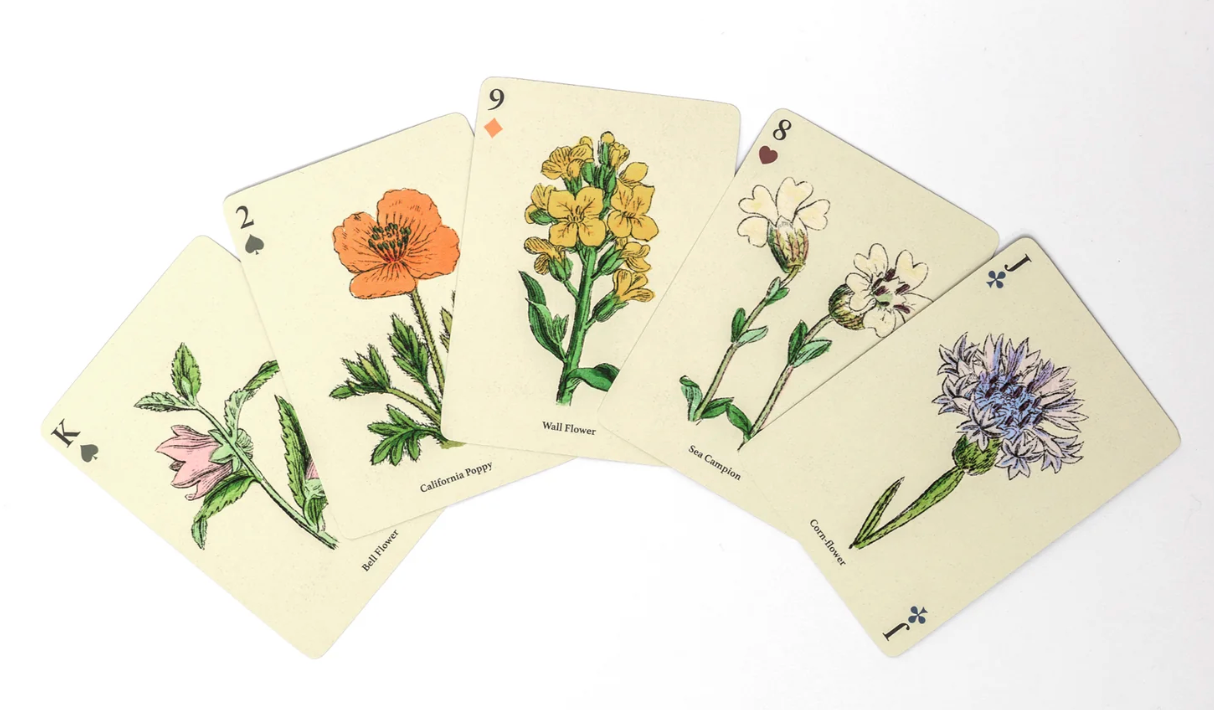 Wildflowers Single Playing Card Deck
