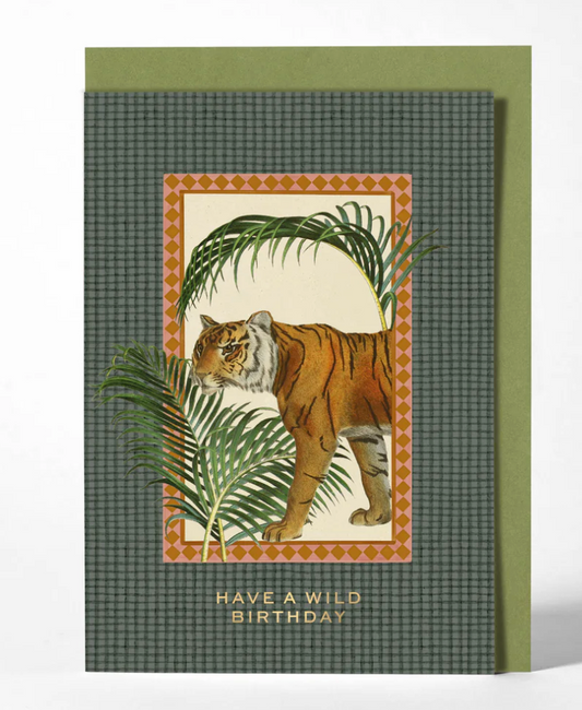 Greetings Card - Birthday Tiger