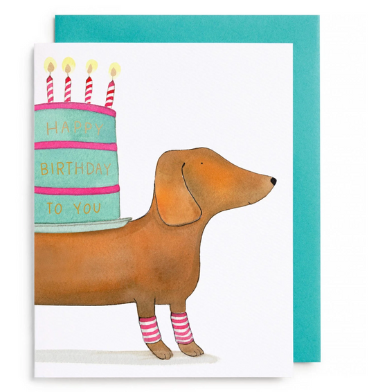 Slinky Dog Birthday Greeting Card