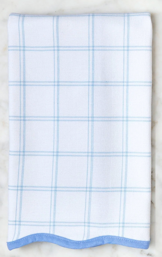 Kitchen Towels-French Blue Windowpane