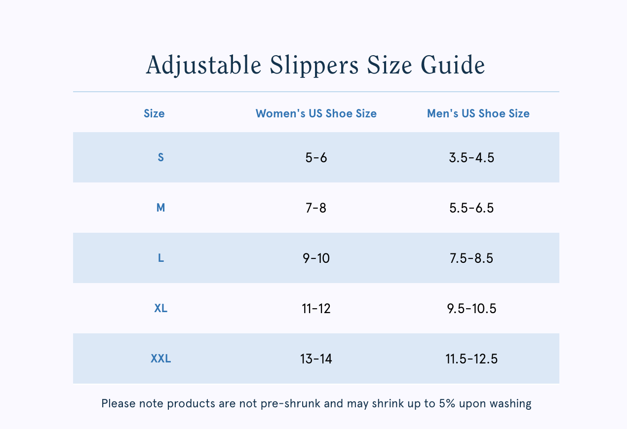 Adjustable Slippers- Blue