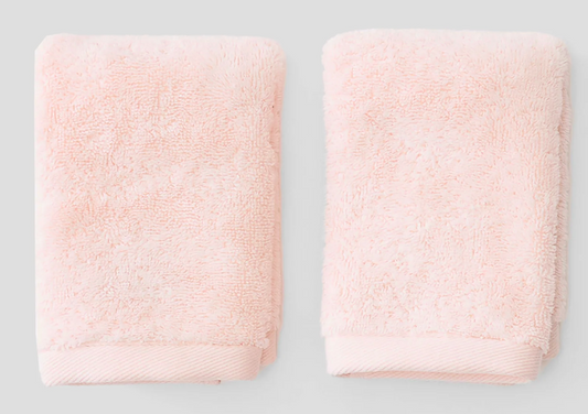 Weezie Basic Washcloths-Ballet Pink