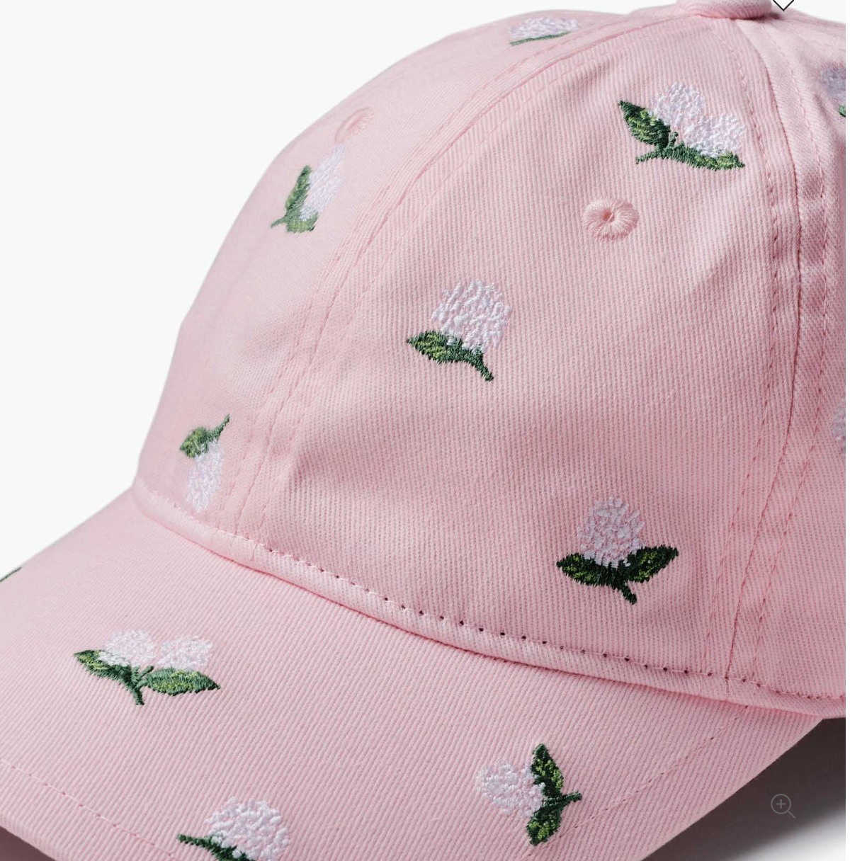 Pink Hydrangea Baseball Cap