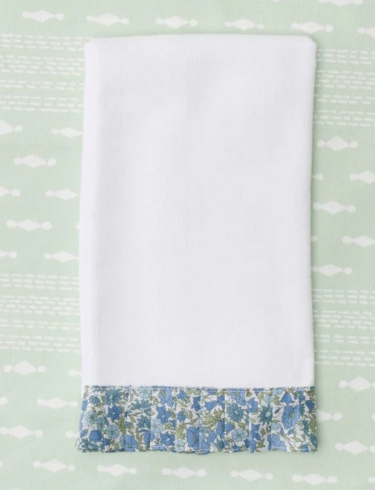 Powder Bath Towels pleated with Liberty London- Poppy & Daisy
