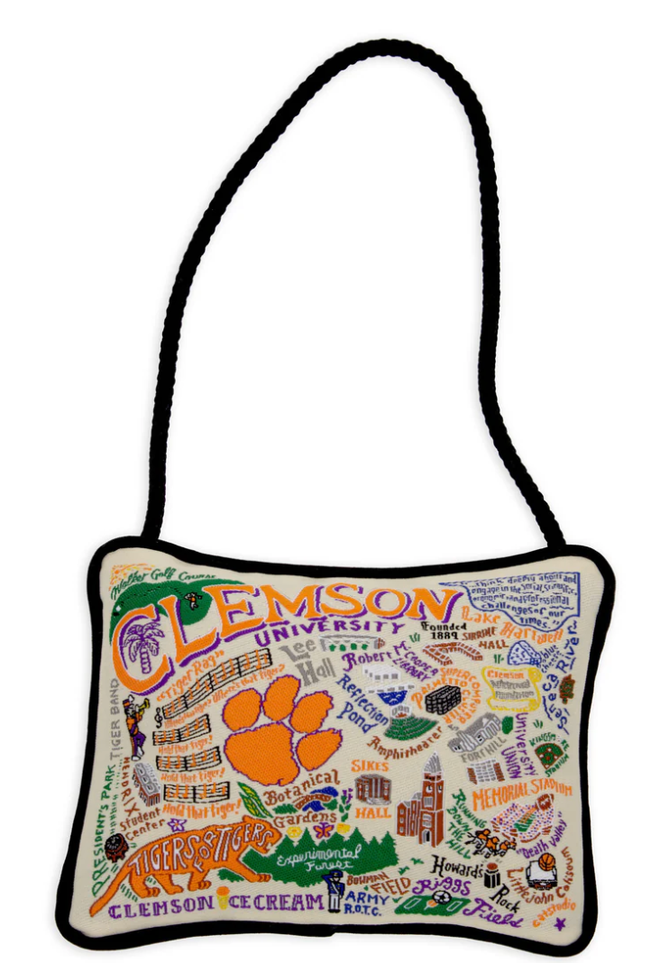 Clemson University Collegiate Mini Pillow Ornament