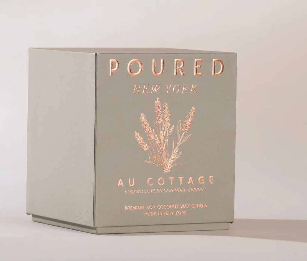 Au Cottage | Poured New York- 20 OZ Soy Coconut Wax Candle