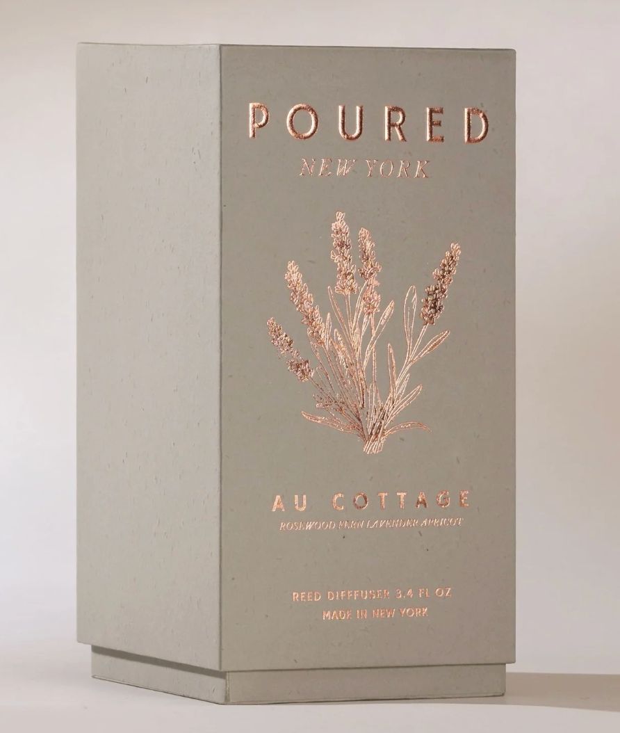 Au Cottage | Poured New York -3.4 FL OZ | 100 ML Reed Diffuser