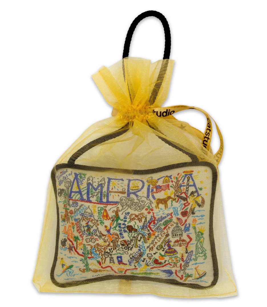 America Mini Pillow Ornament