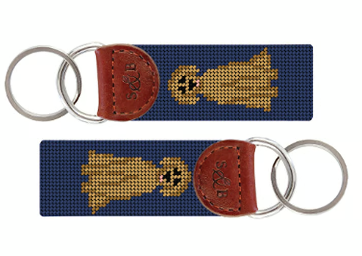 Constant Companion Needlepoint Key Fob