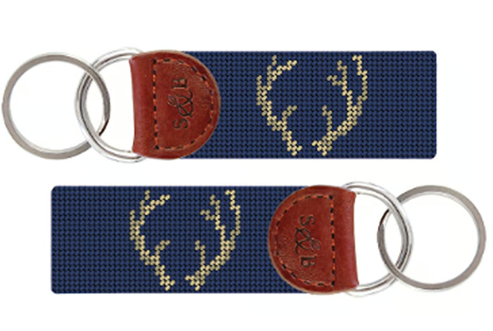 Steadfast Needlepoint Key Fob