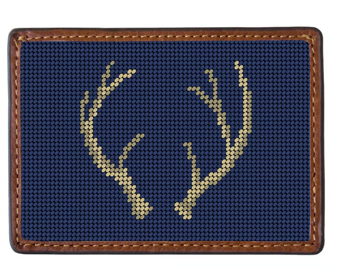 Steadfast Needlepoint Credit Card Wallet
