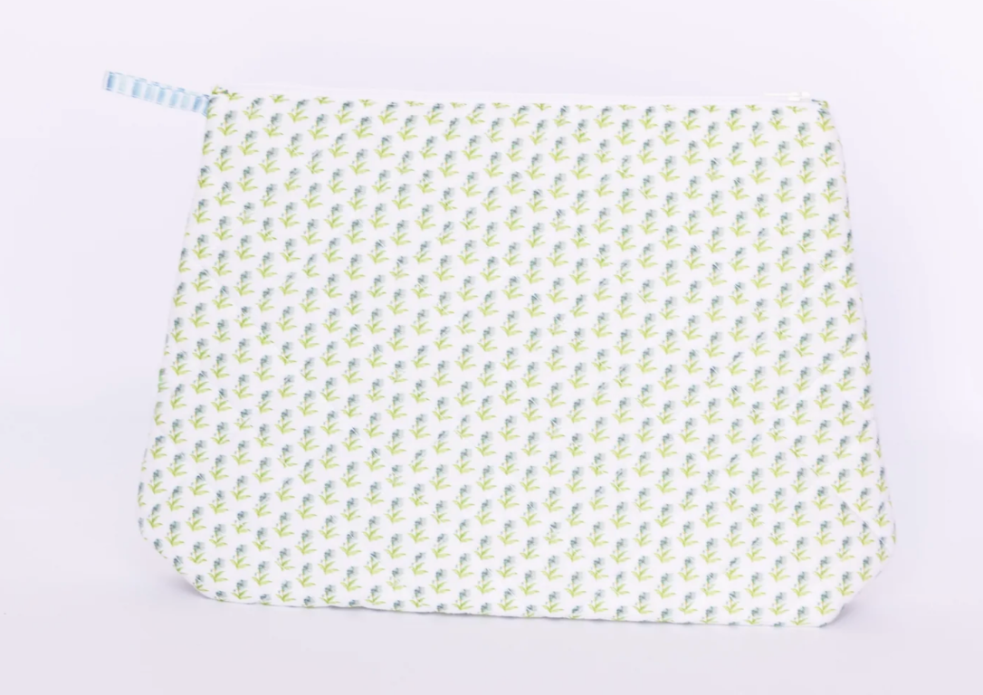 Large Abide Floral Cosmetic Bag
