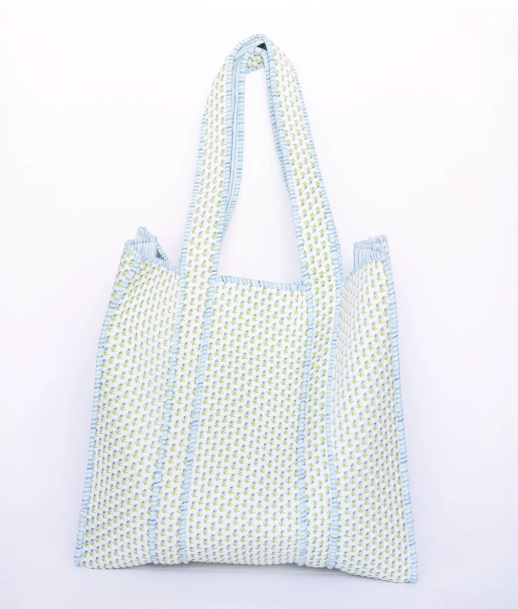 Small Abide Floral Tote Bag