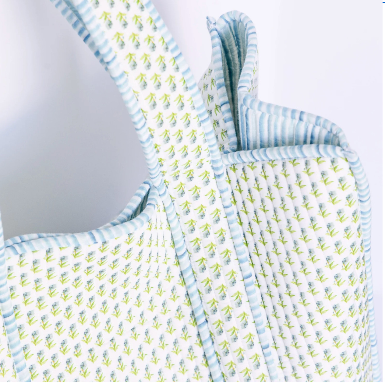 Small Abide Floral Tote Bag