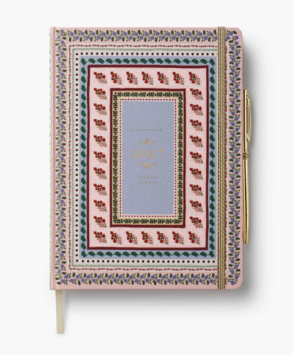 2027 Paisley 12-Month Hardcover Planner with Pen