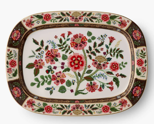 Gracie Large Porcelain Serving Platter