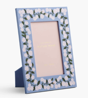 Hydrangea Paper Wrapped Picture Frame