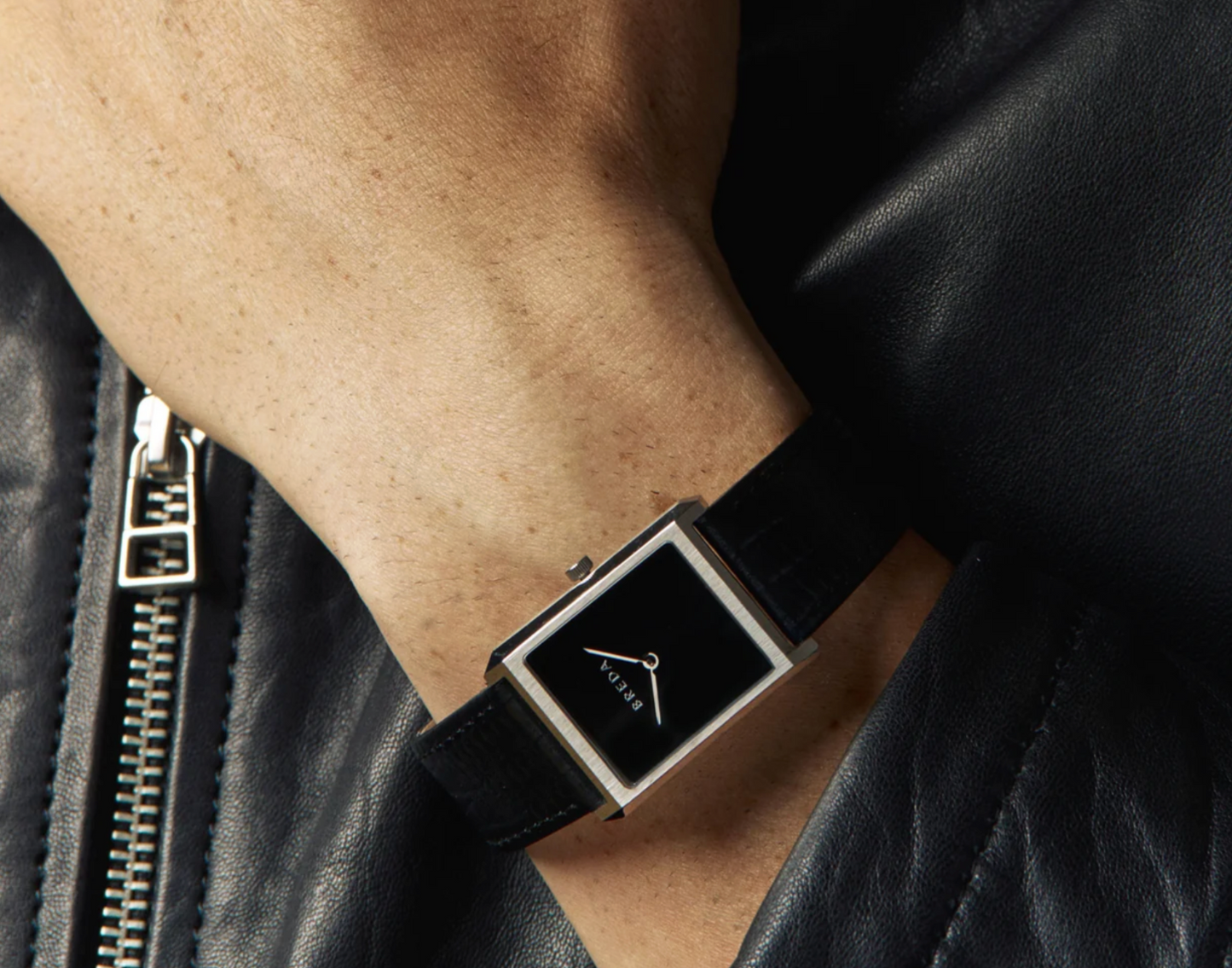Virgil (Lizard Embossed)-Silver/Black/Midnight
