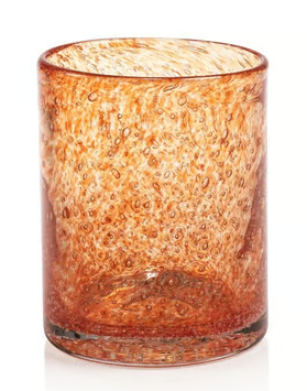 Antibes Glass Tumbler, Orange