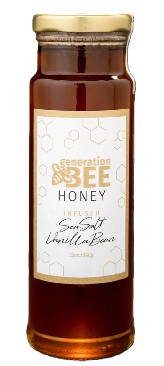 Sea Salt Vanilla Bean Honey 12 oz