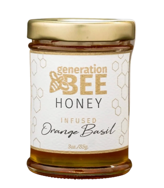 Orange Basil Honey 3 oz