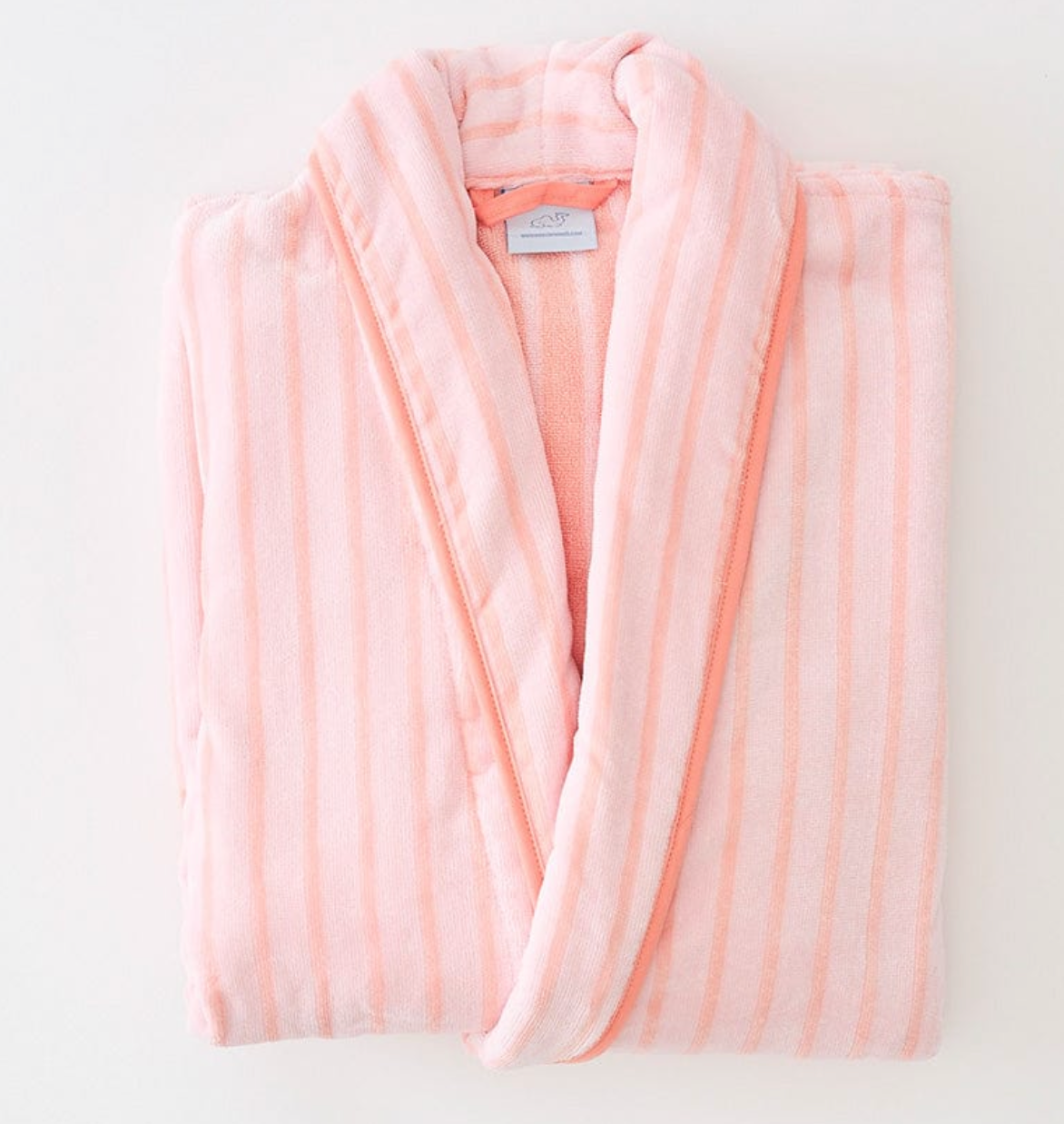 Women’s Long Plush Robe-Coral Parker