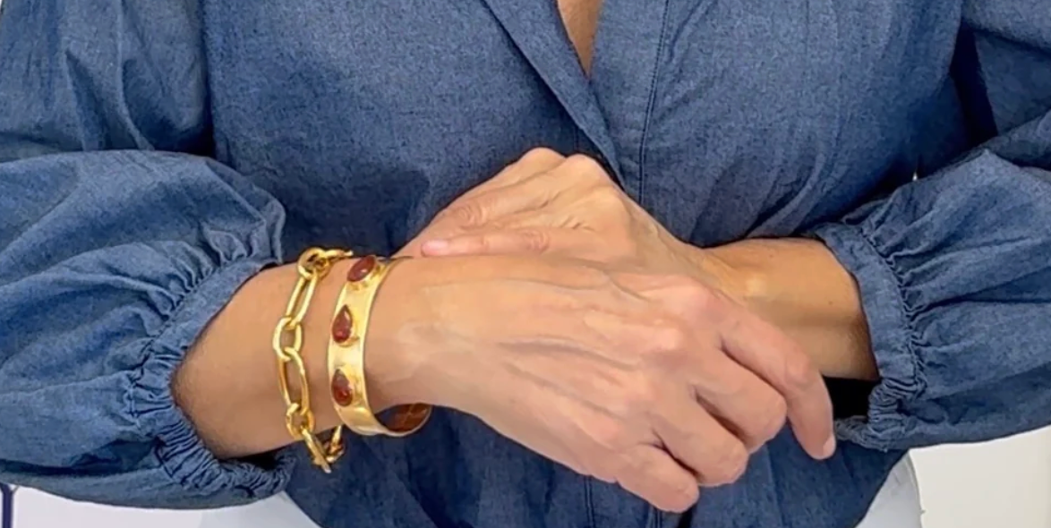 Carnelian Mini Cuff