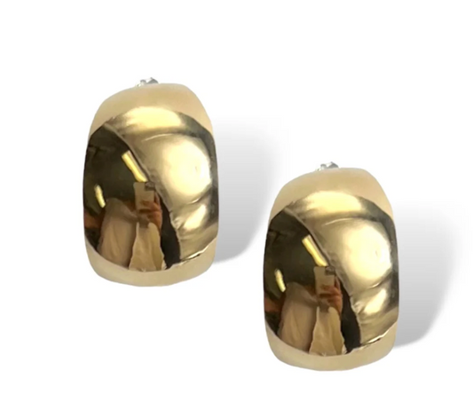 Featherweight Wide Hoop Earring
