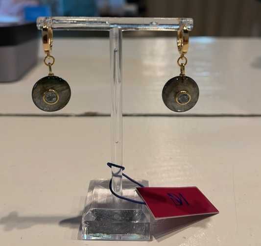 Gemmy Labradorite Earrings