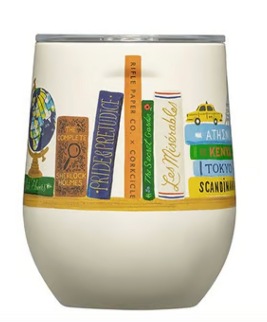 Stemless - 12oz Rifle Paper - Book Club