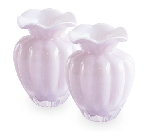 GLASS Vento Small Vase- Camellia