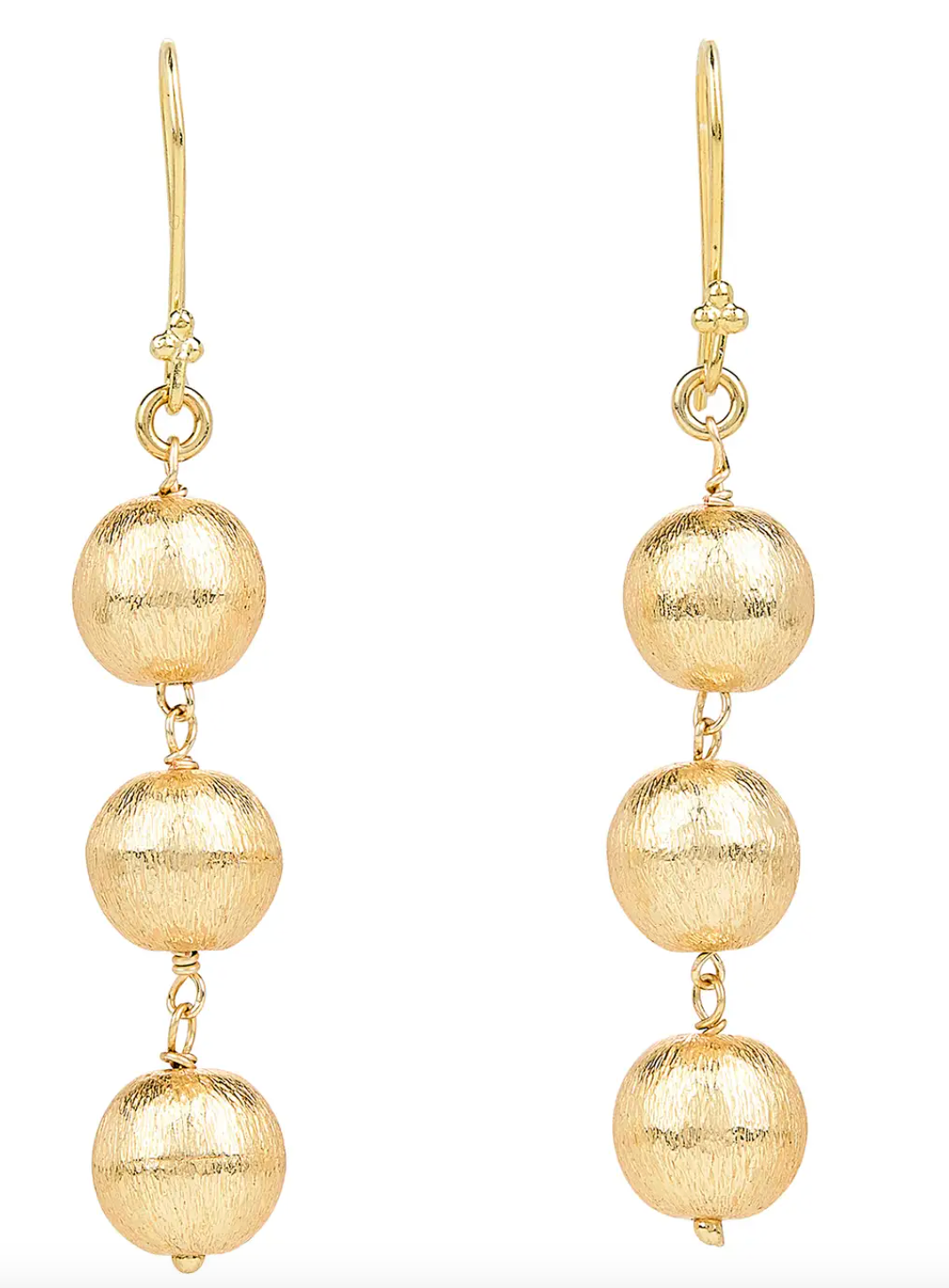 Gold Ball Earrings