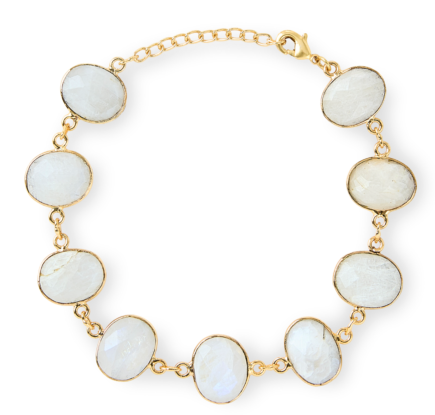 Moonstone Bezel Bracelet