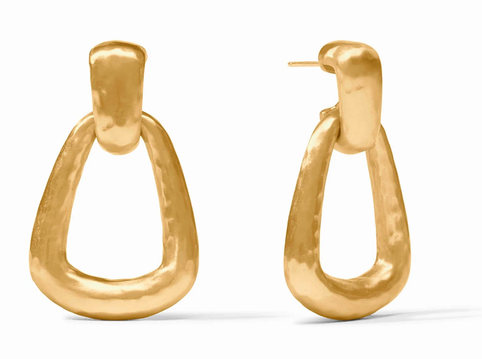 Sahara Demi Doorknocker Earring-Gold-OS