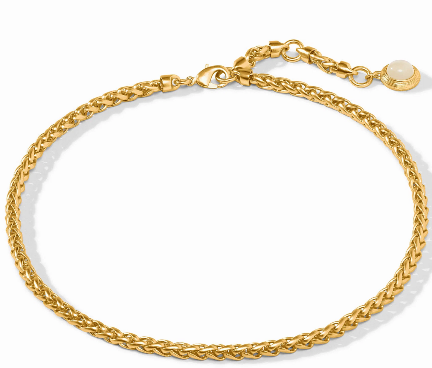 Cobblestone Link Necklace-Gold