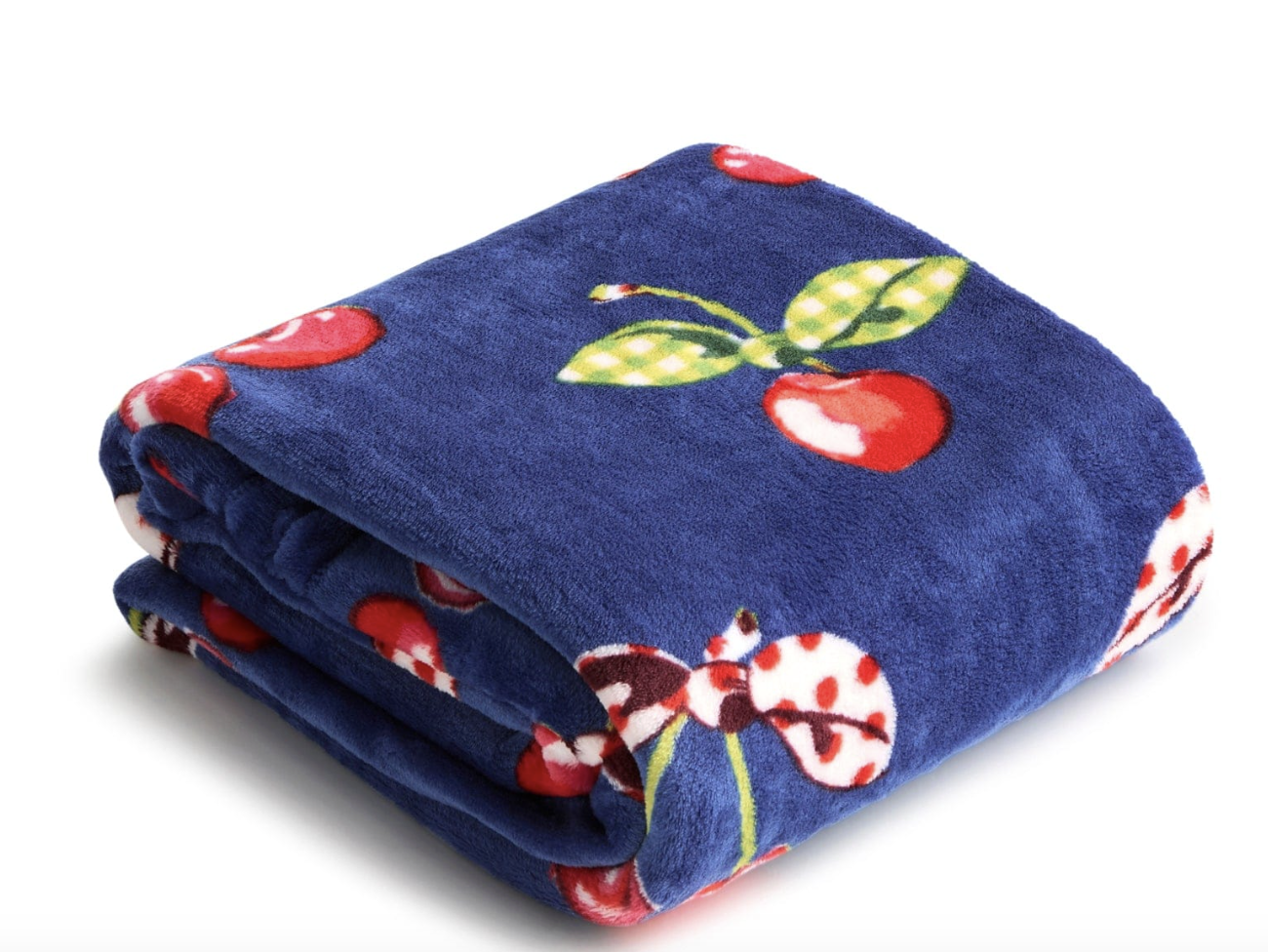 Plush Throw Blanket-Cherry Picking