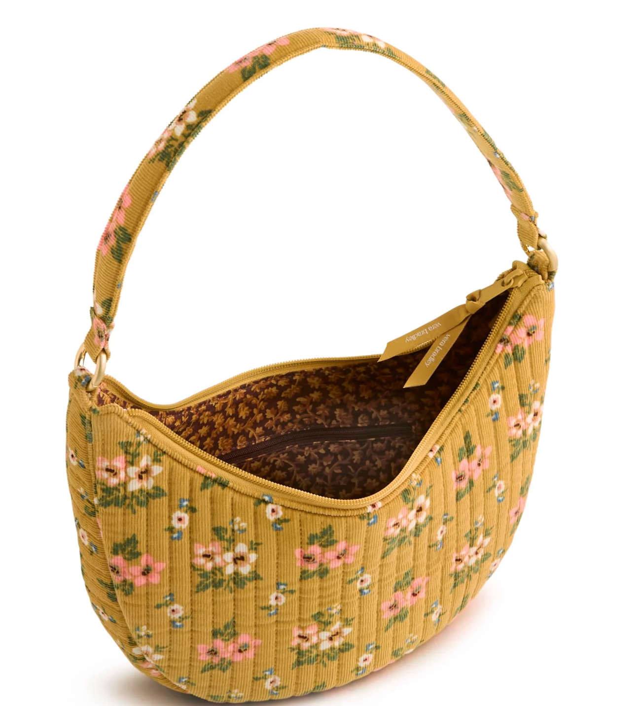Clara Convertible Shoulder Bag- Honeybloom in Corduroy