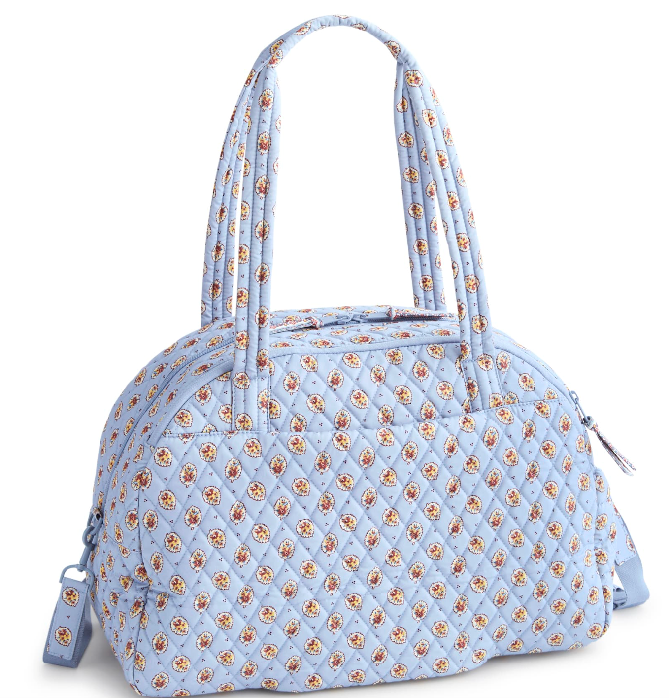 Weekender Travel Bag-Blue Leaf