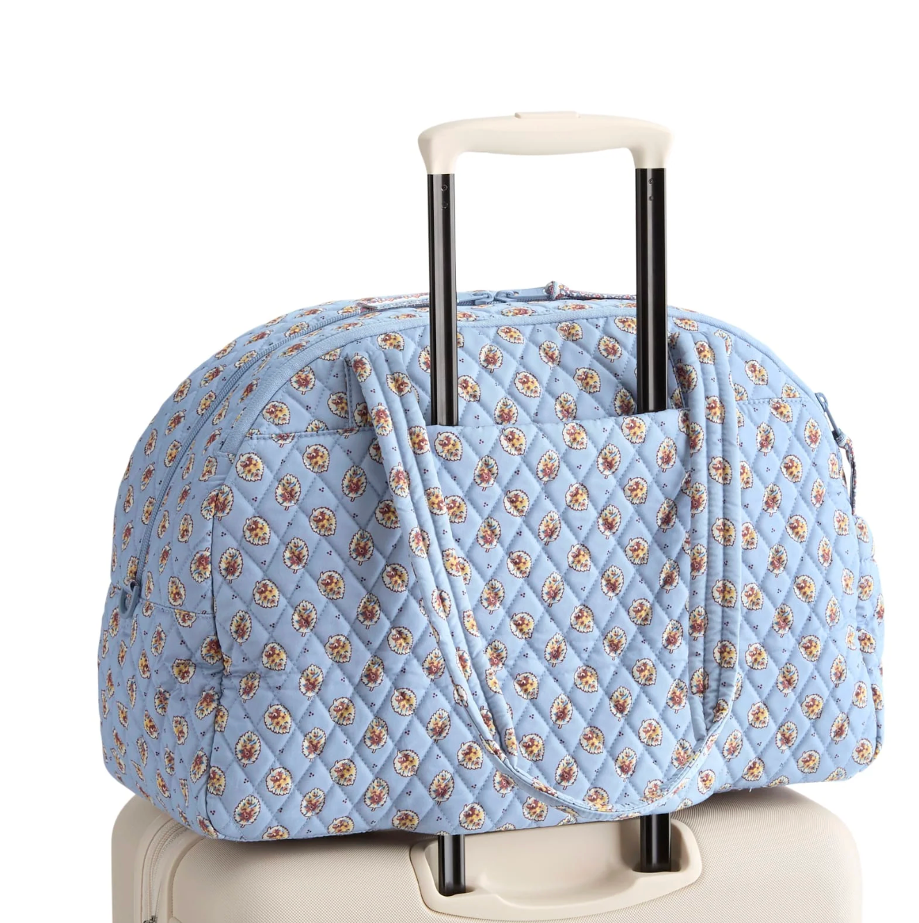 Weekender Travel Bag-Blue Leaf