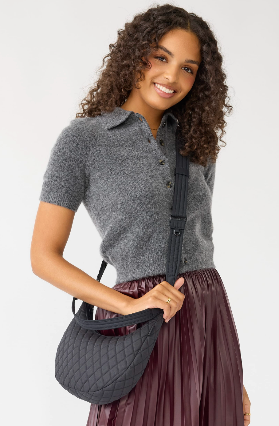 Clara Convertible Shoulder Bag- Moonless Night